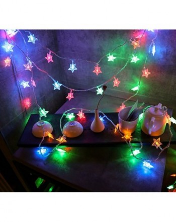 Twinkle Star Christmas Lights Color Changing Lights - 2-Pack 10 Ft/3M ...