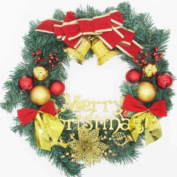 Christmas Artificial Poinsettia Decoration Ornaments