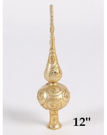 Queens Christmas WL TOPPER 12 GO Finial Ornament