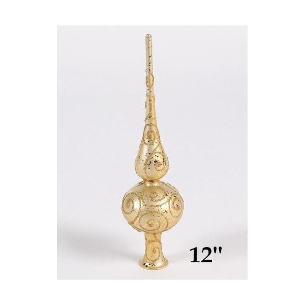 Queens Christmas WL TOPPER 12 GO Finial Ornament