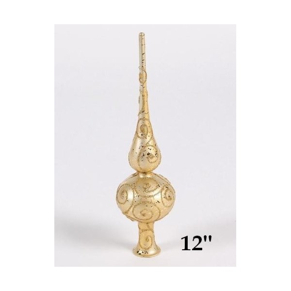 Queens Christmas WL TOPPER 12 GO Finial Ornament