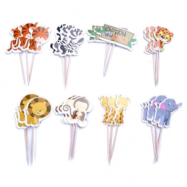 Animal Cupcake Toppers Decorations Decorating Animal Cupcake Toppers Decorations Decorating