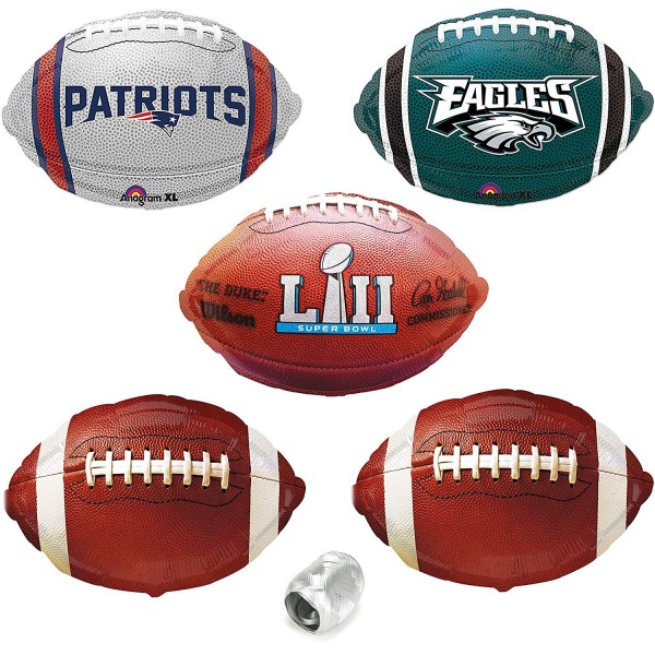 Patriots Eagles Football Bouquet Balloon