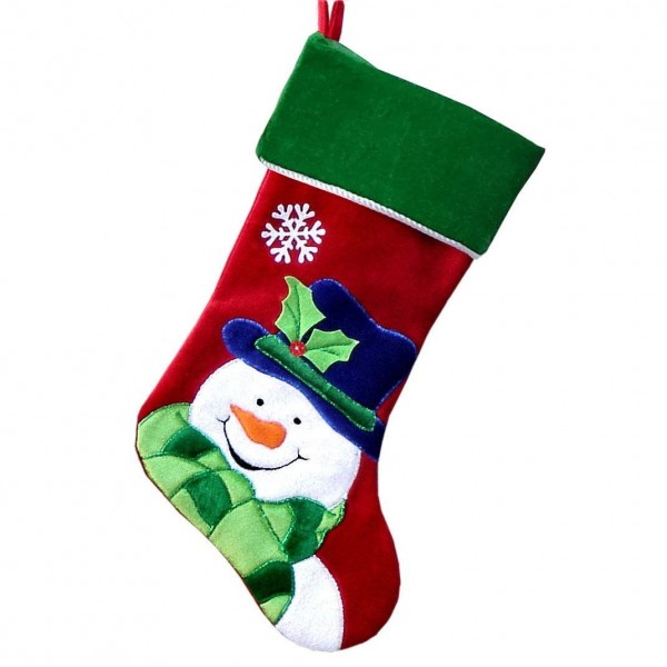 Personalized Christmas Stockings - Happy Snowman (Happy Snowman - NOT ...