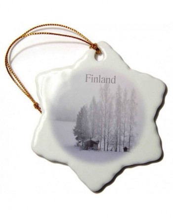 Image Winter Finland Snowflake Ornament