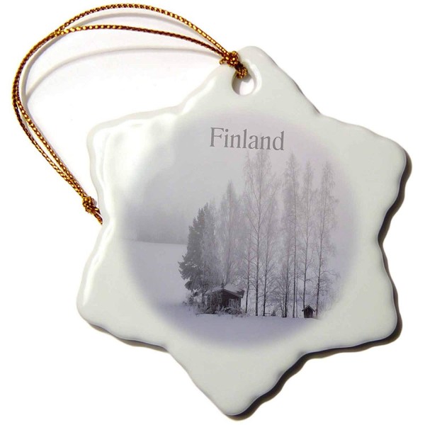Image Winter Finland Snowflake Ornament