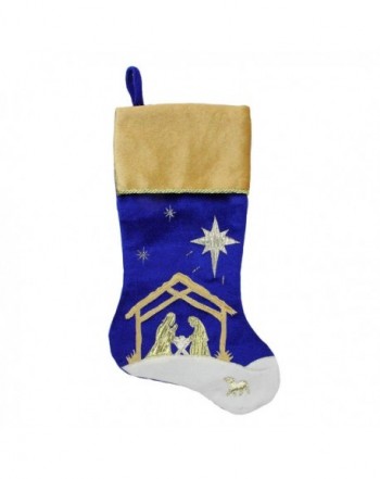 Northlight Nativity Scene Christmas Stocking