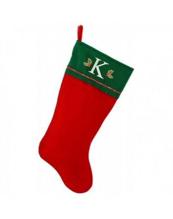 Monogrammed Me Embroidered Christmas Stocking