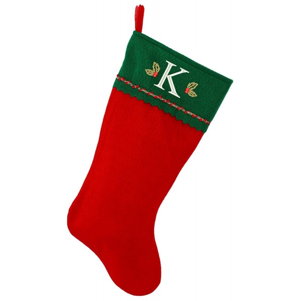 Monogrammed Me Embroidered Christmas Stocking