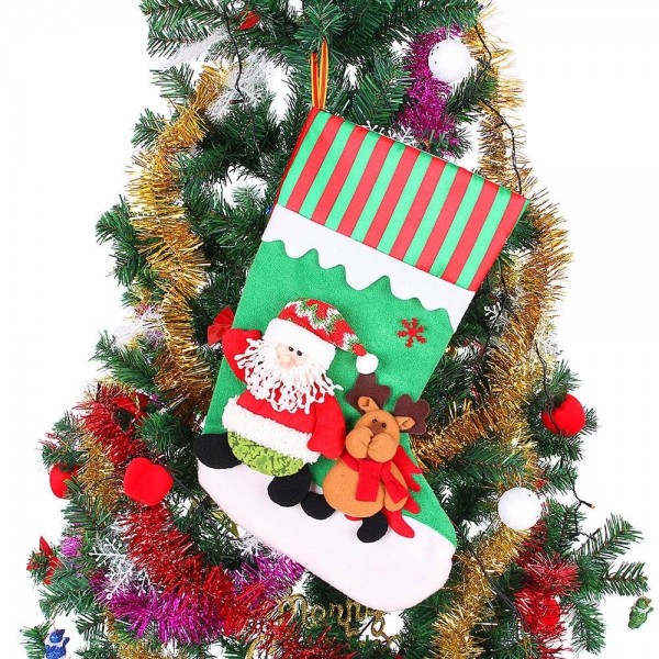 Ohuhu Christmas Stocking Ornament Decorations