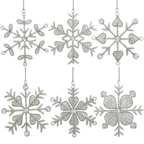 ShalinIndia Christmas Ornaments Snowflake Anniversary