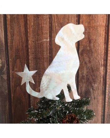 Labrador Retriever Sitting Christmas Topper