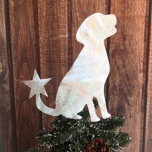 Labrador Retriever Sitting Christmas Topper