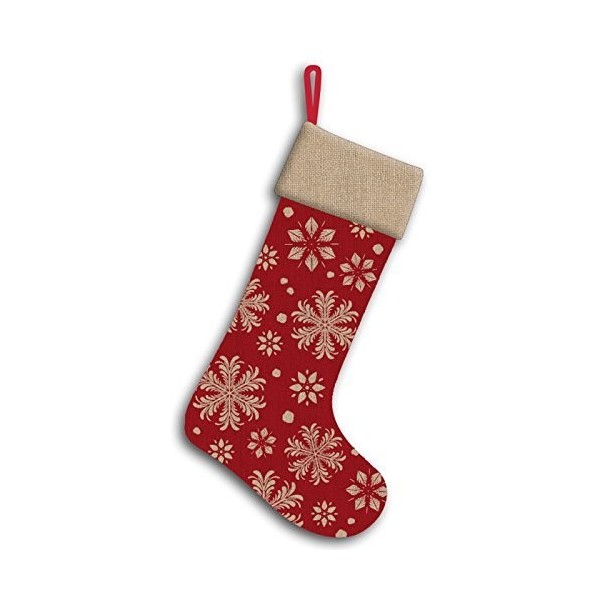 Gifted Living 4XS4718 Snowflake Stocking