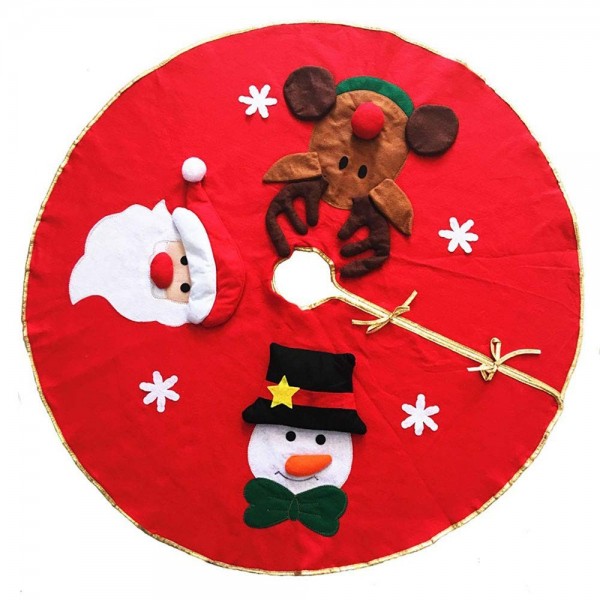 Christmas Skirt Snowman Holiday Decorations