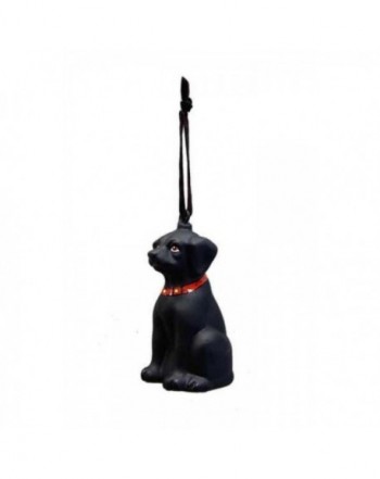 Black Labrador Christmas Ornament Figurine