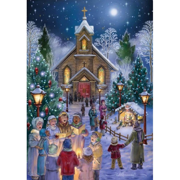 Midnight Advent Calendar Countdown Christmas