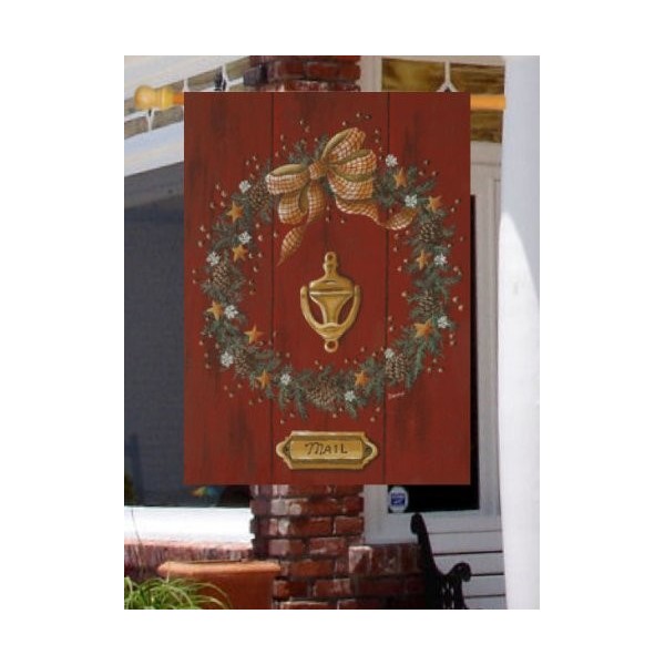 Merry Christmas Wreath Knocker Large