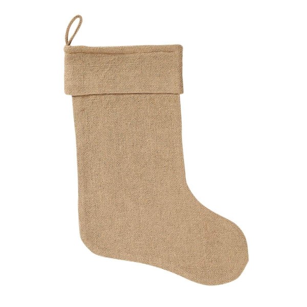 VHC Brands Christmas Decor Burlap Stocking