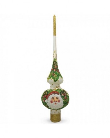 BestPysanky Santa Mistletoe Christmas Topper