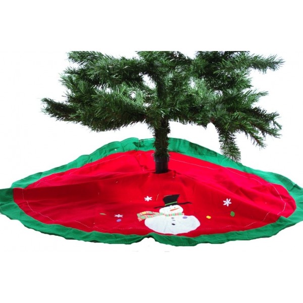 Snowman Christmas Tree Skirt 48