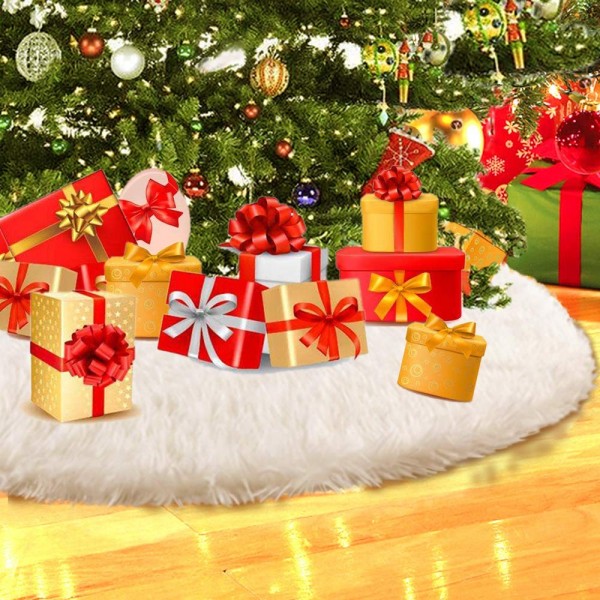 christmas tree plush skirt