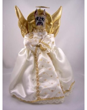 Boxer Tawny Angel Tree Topper