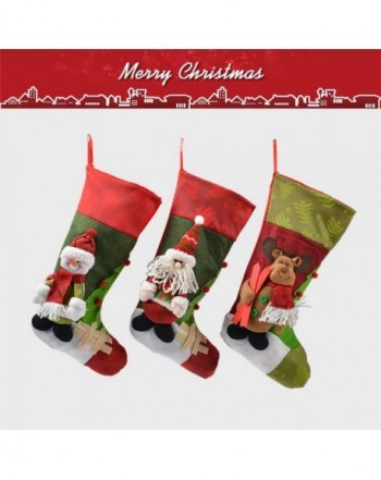 Luxsego ChristmasStocking Three Dimensional Christmastree Decorations