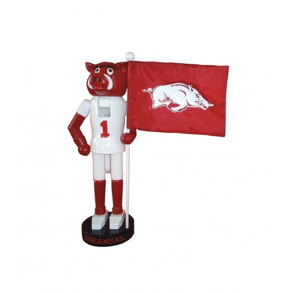 Festive College Football Arkansas Nutcracker