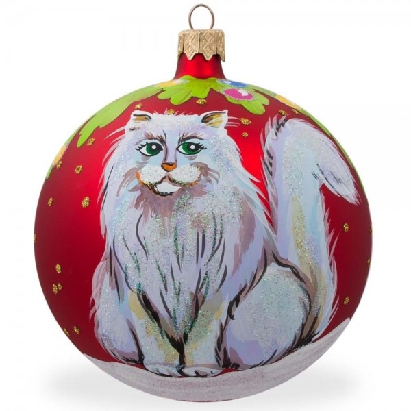 BestPysanky Fluffy Persian Christmas Ornament