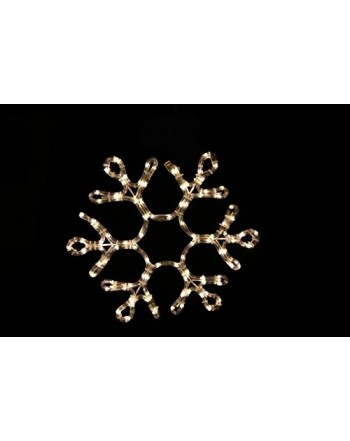 Queens Christmas WL SNFLAKE 18 WW Rope Lit Snowflake