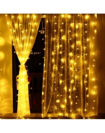 Christmas Curtain String Lights Marchpower