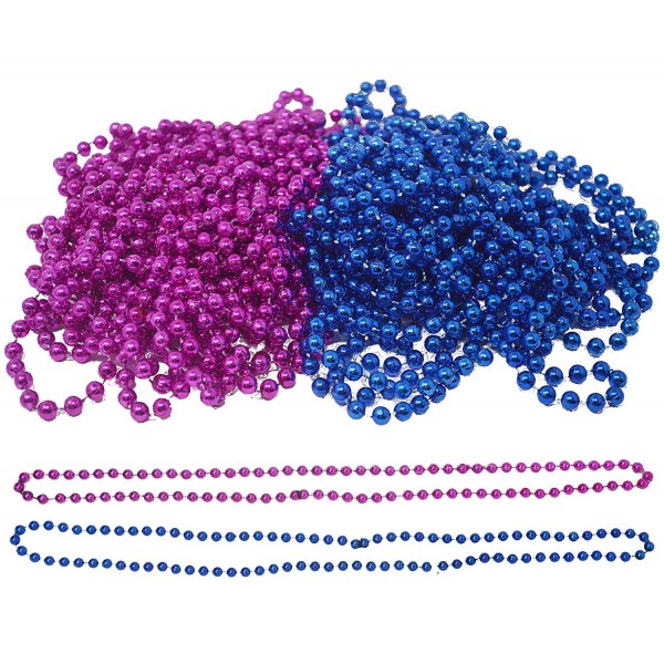 24 Gender Reveal Bead Necklaces - 12 Pink & 12 Blue ...
