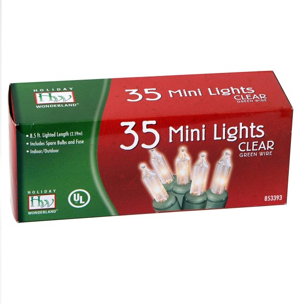 35 Count Clear Christmas Light Set