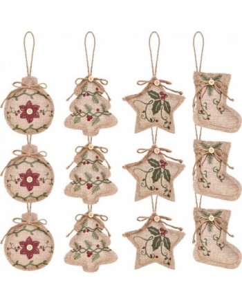 Jetec Christmas Ornaments Decorations Stocking