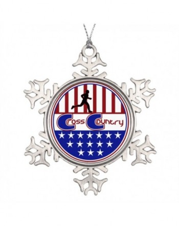 Personalized Christmas Snowflake Ornaments PATRIOTIC