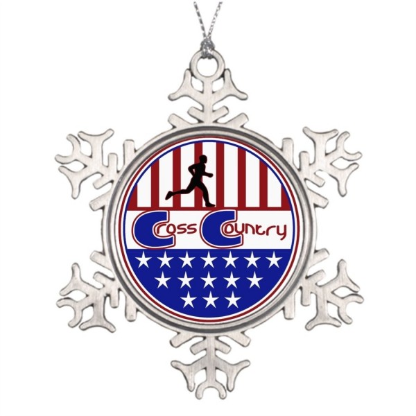 Personalized Christmas Snowflake Ornaments PATRIOTIC