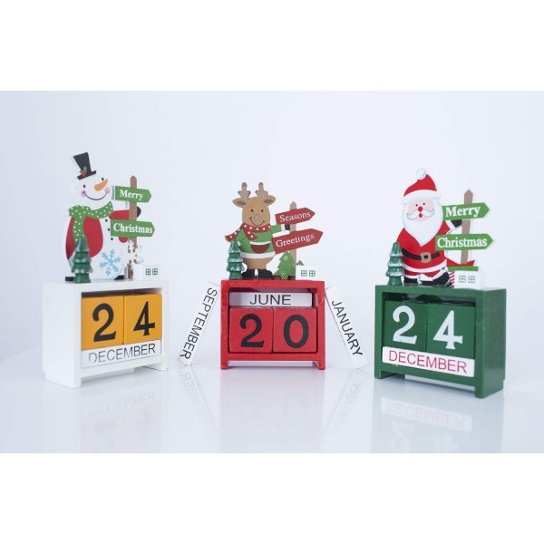 H S C Christmas Wooden Advent Calendar