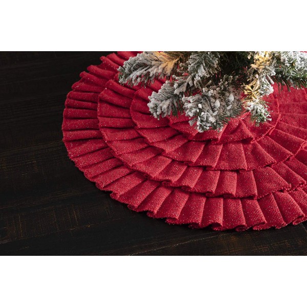 VHC Brands Shimmer Ruffled Diameter