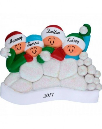 Snowball Personalized Christmas Ornament People