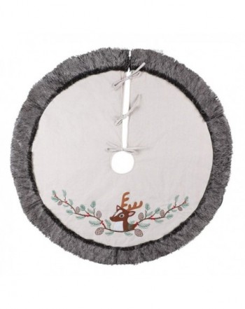 TDW Christmas Embroidered Reindeer Ornament