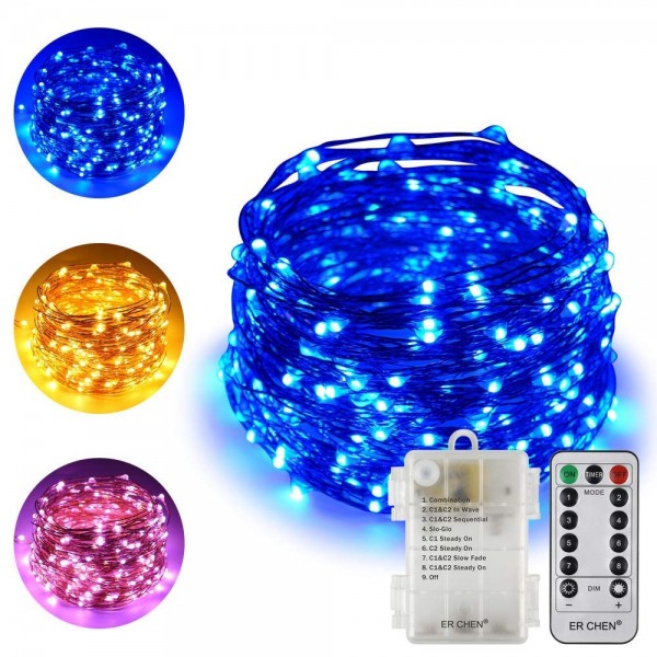 ErChen Dual Color Operated Changing Christmas