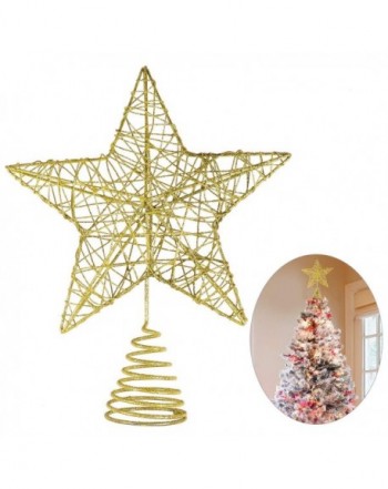 Christmas Star Tree Topper Glittered