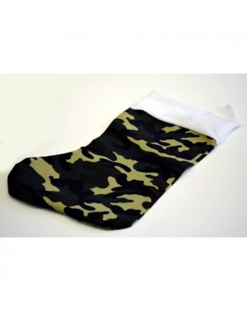 Economy Camouflage Christmas Holiday Stocking