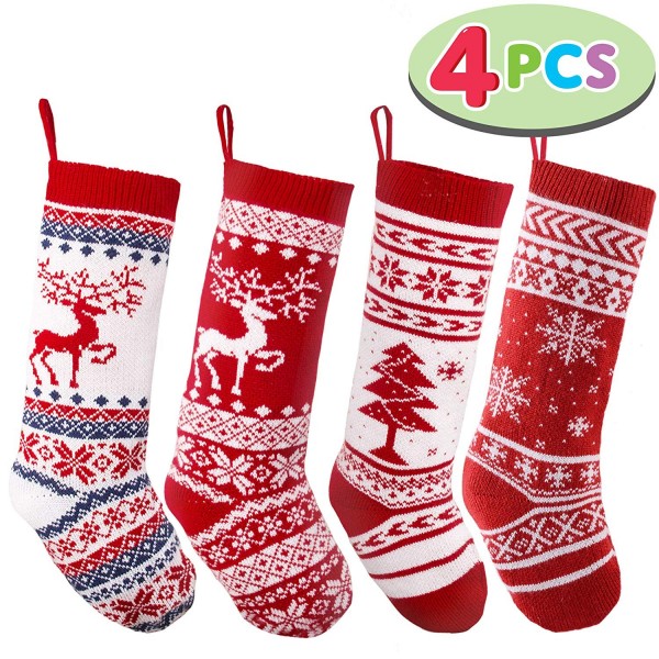 JOYIN Christmas Stockings Reindeer Decorations