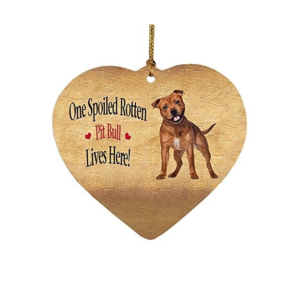 Spoiled Rotten Heart Christmas Ornament