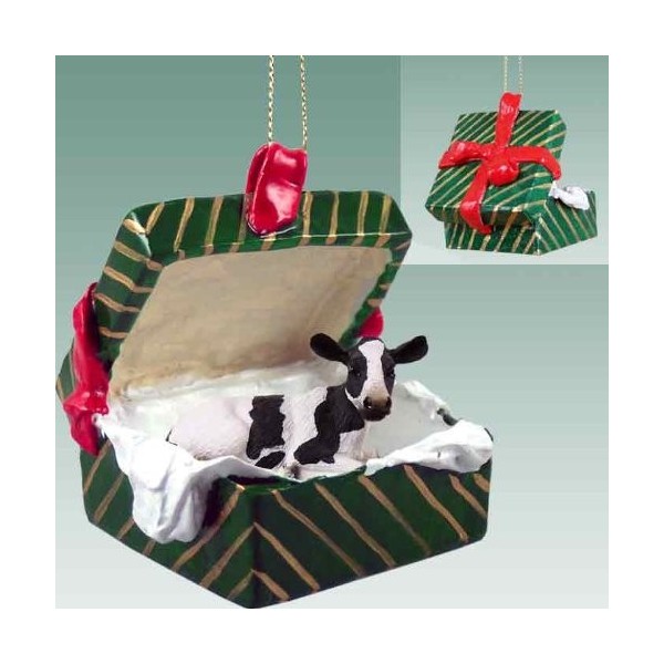 Holstein Cow Gift Christmas Ornament