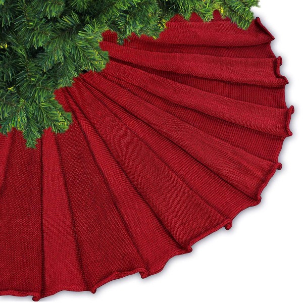 LimBridge Knitted Ruffled Christmas Decoration