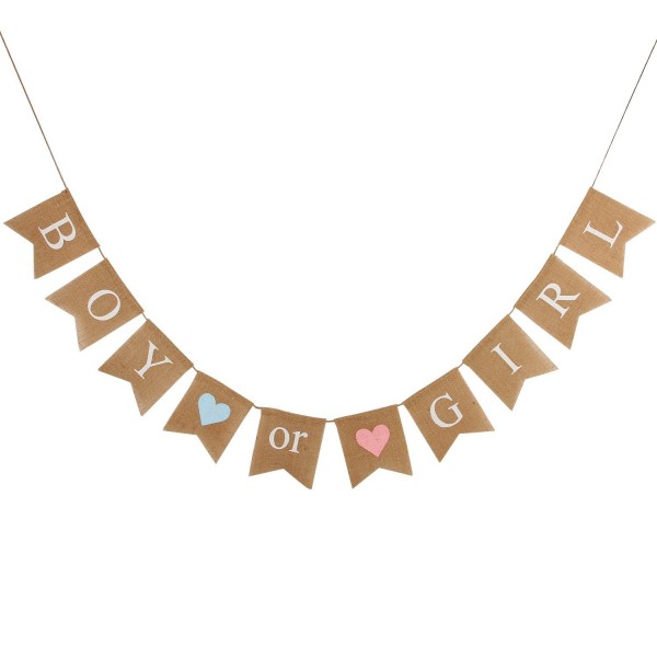 INNORU Burlap Banner Shower Decorations INNORU Burlap Banner Shower Decorations