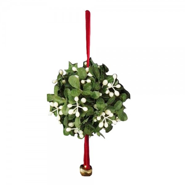 Kurt Adler Mistletoe Christmas Ornament